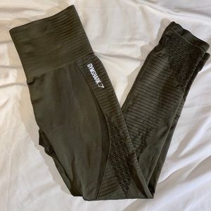 GYMSHARK Energy Seamless Khaki